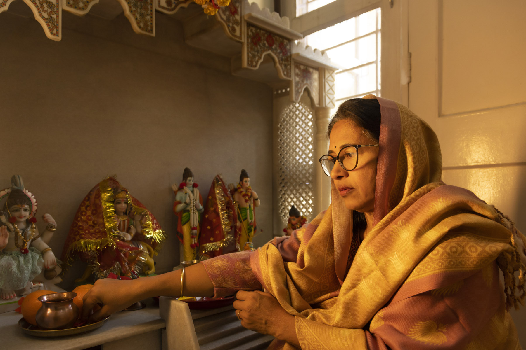 Evening outing and spiritual activities near Vedika
