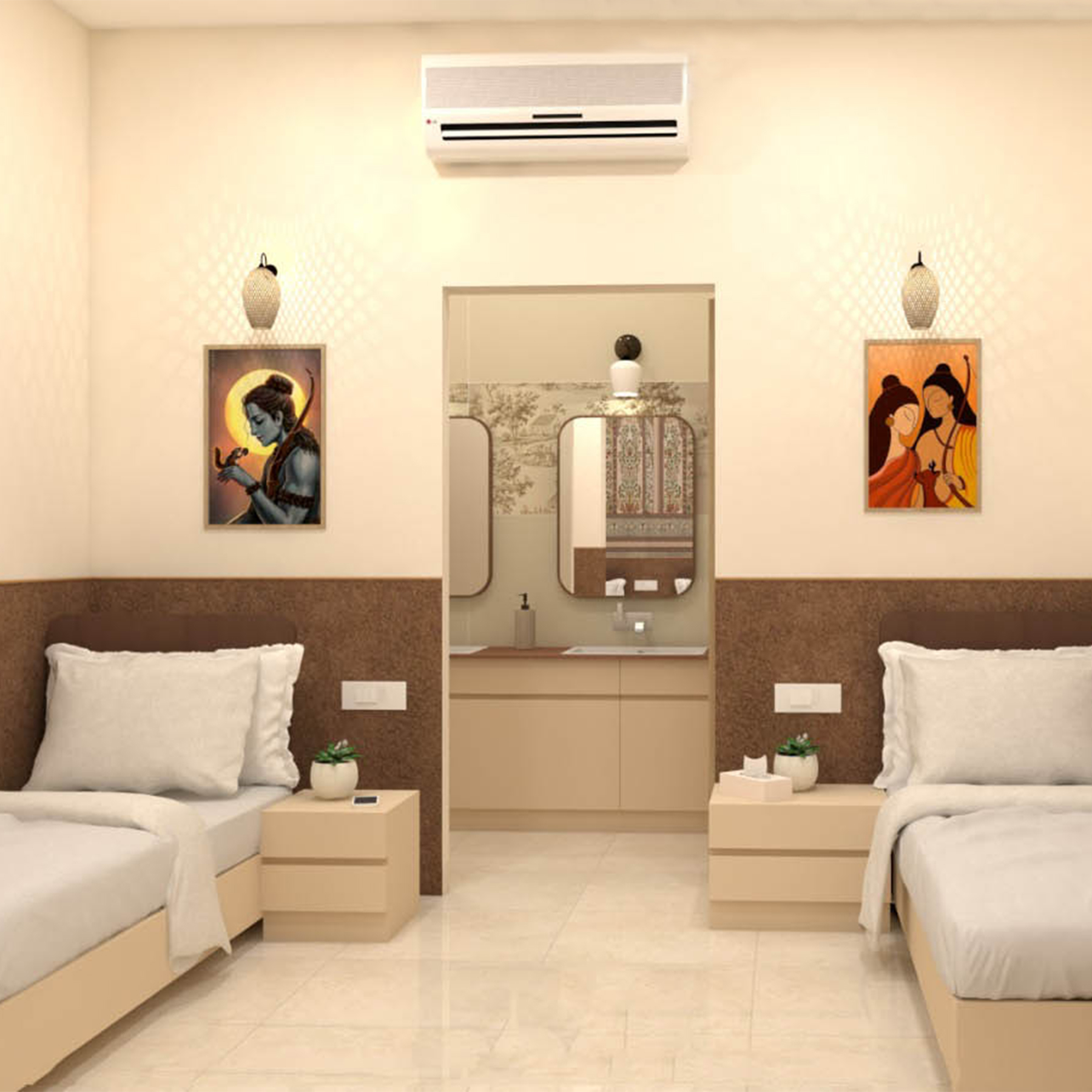 Clean bed linen changed daily